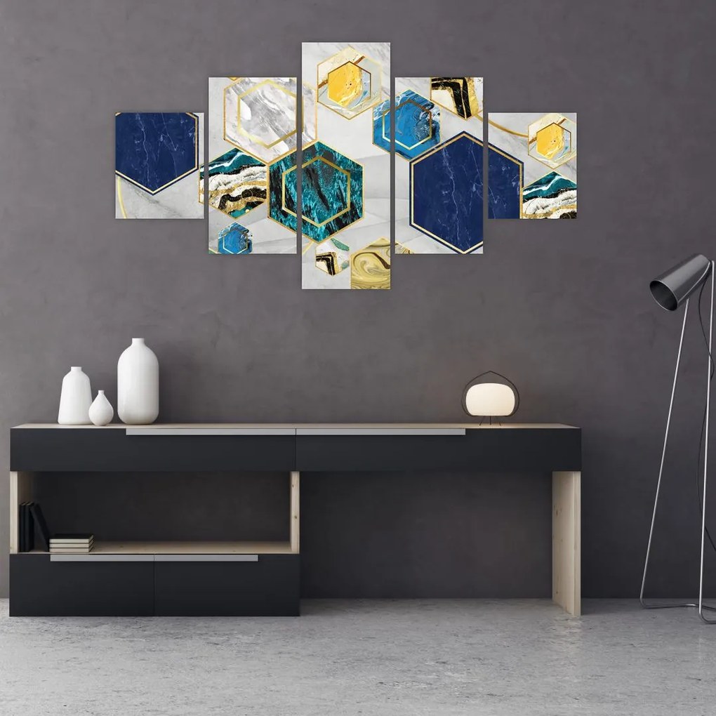 Obraz - Marmurowa kompozycja (125x70 cm)