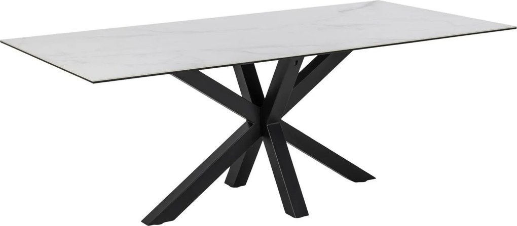 Biały stół z ceramicznym blatem Heaven 200x100