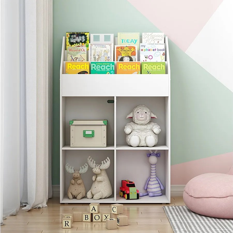 Półka dla dzieci biały 72x30.2x111 conny