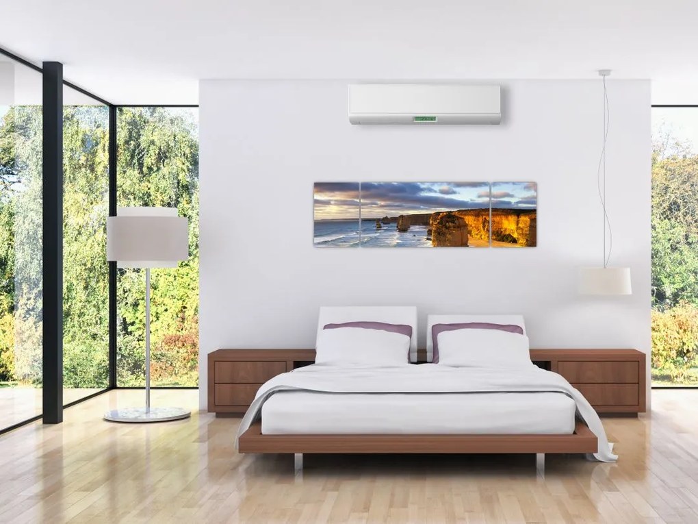 Obraz klifów morskich (170x50 cm)