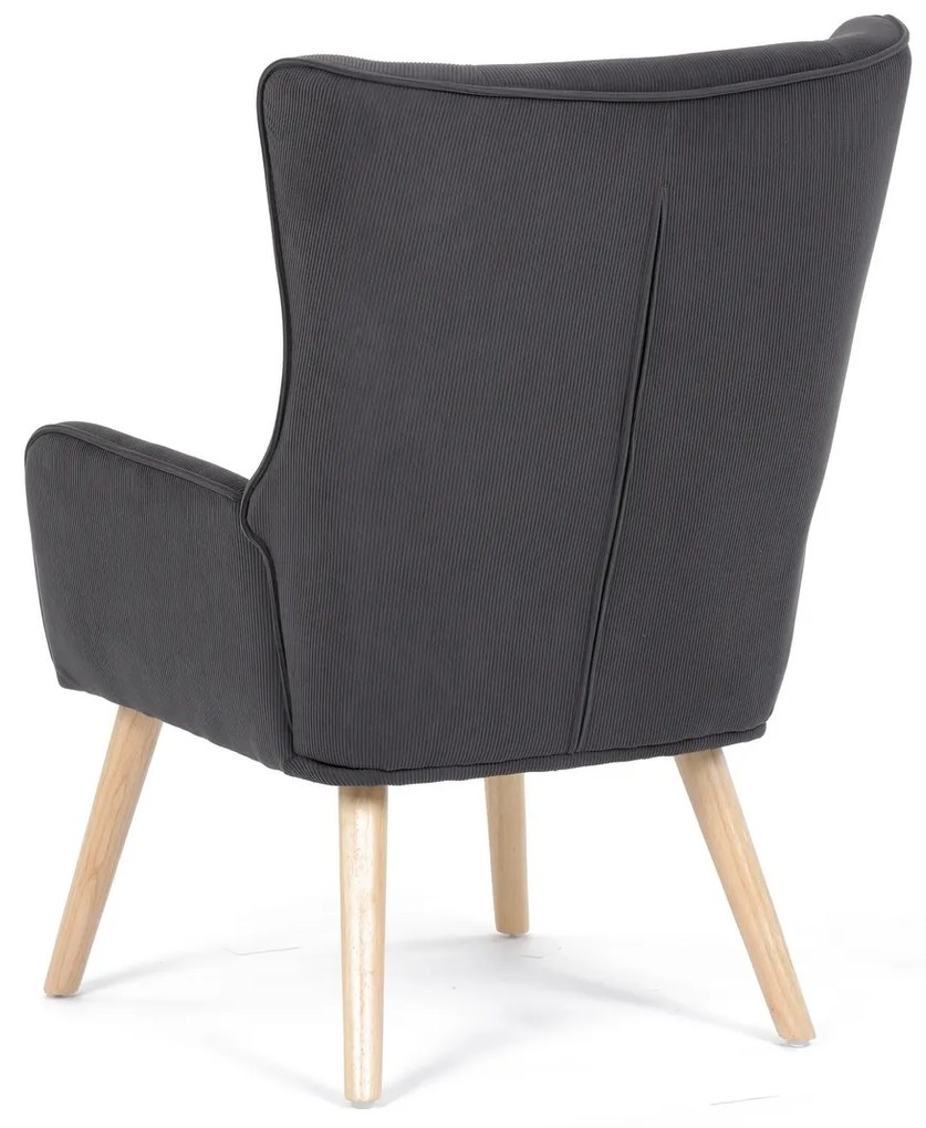 Fotel na uszach GREY2, szary