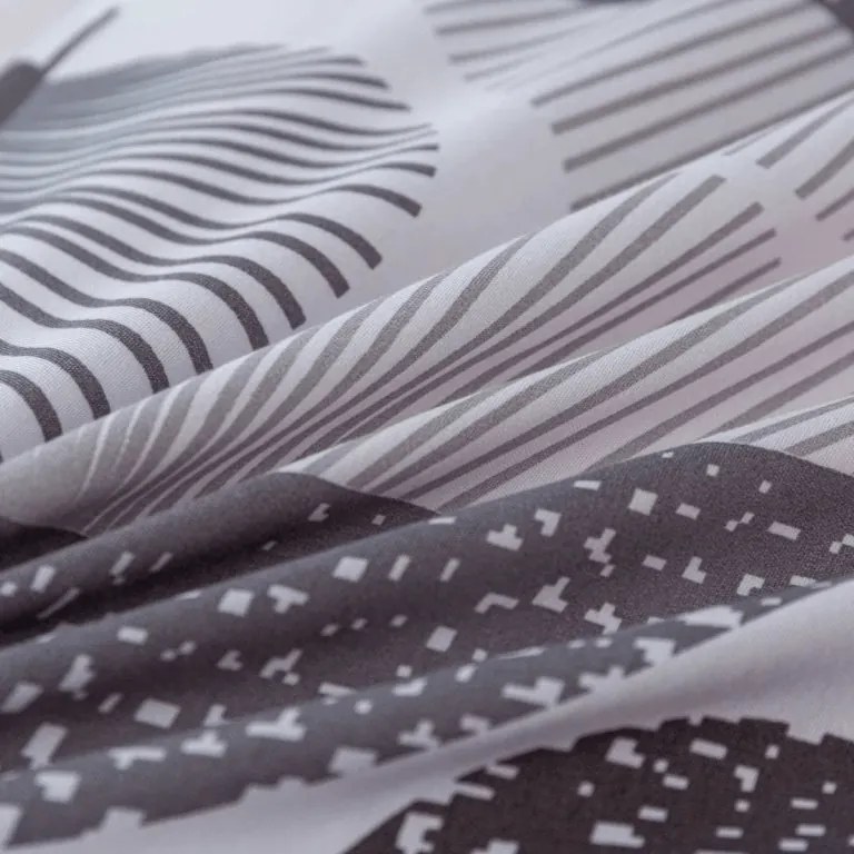 PrzytulneMieszkanie.pl PrzytulneMieszkanie.pl Pościel z mikrofibry PULINA szara Rozmiar pościeli: 70 x 80 cm | 140 x 200 cm