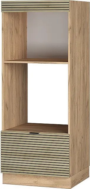 Szafka do mikrofalówki panel dębowy 60x58.1x153.6 fame-line