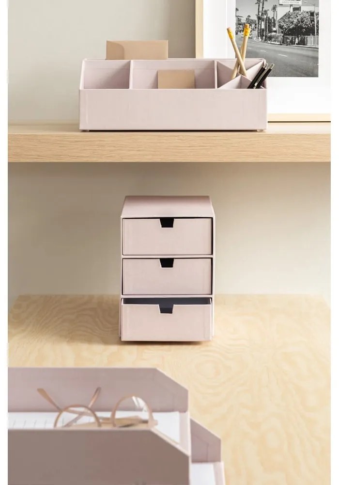 Kartonowy organizer z szufladką Ingrid Restore Paper Laminate – Bigso