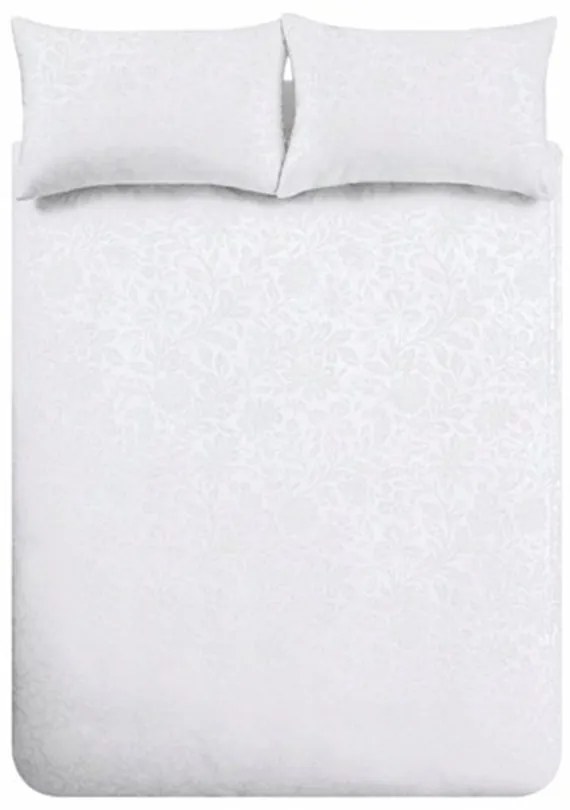 Biała pościel dwuosobowa żakardowa 230x220 cm Fleur Matelassé – Bianca