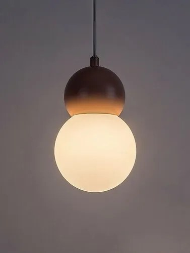 Rabalux 72280 wisząca lampa dziecięca z metalu iszkła Gellia, różowa