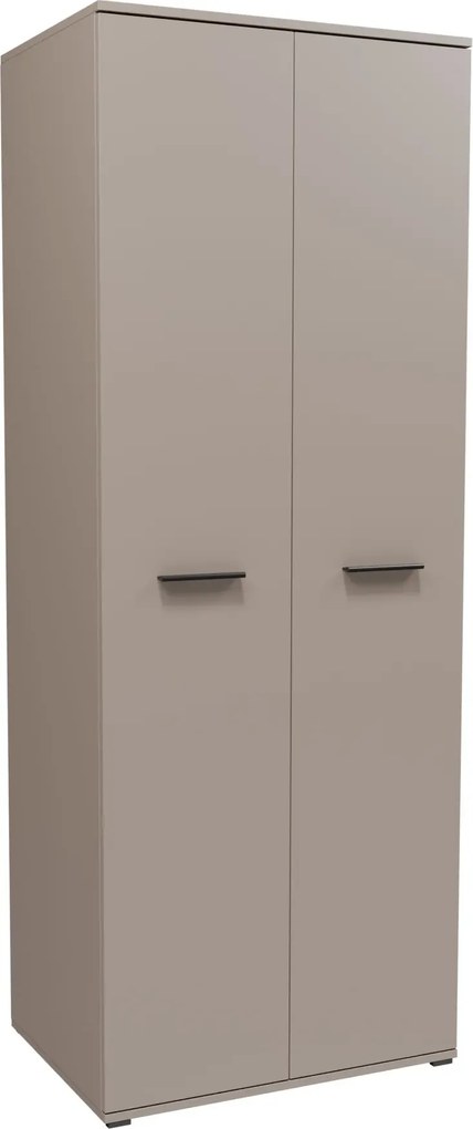 Kaszmirowa szafa dwudrzwiowa na ubrania z drążkiem F9-C76