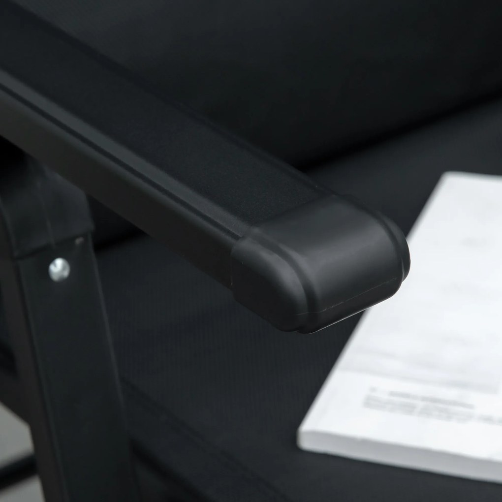 Outsunny leżak ogrodowy skladany 70cm regulowany przesylny - Aosom PL