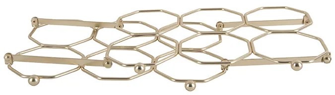 Stojak na wino HONEYCOMB, na 6 butelek, 31 x 22 x 16,5 cm