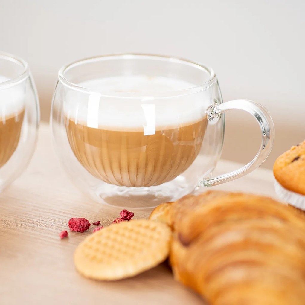 4Home Szklanka termiczna do cappuccino Hot&Cool 270 ml, 2 szt.