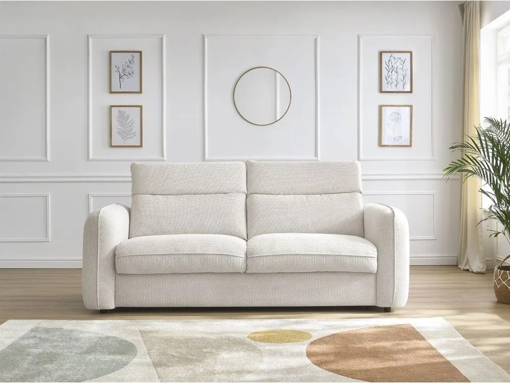 Biała sofa 216 cm Achille – Bobochic Paris