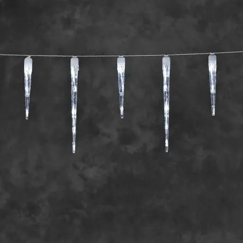 Łańcuch świetlny LED Rampouchy 16 LED, zimna biel,3,75 m