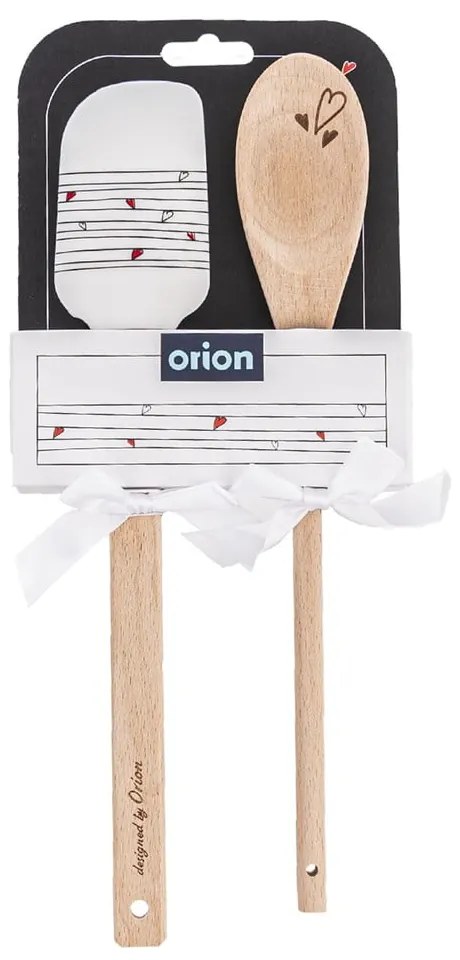 Drewniany zestaw przyborów kuchennych 2 szt. – Orion