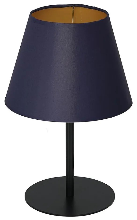 Lampa stołowa ARDEN 1xE27/60W/230V pr. 20 cm fioletowo-złota