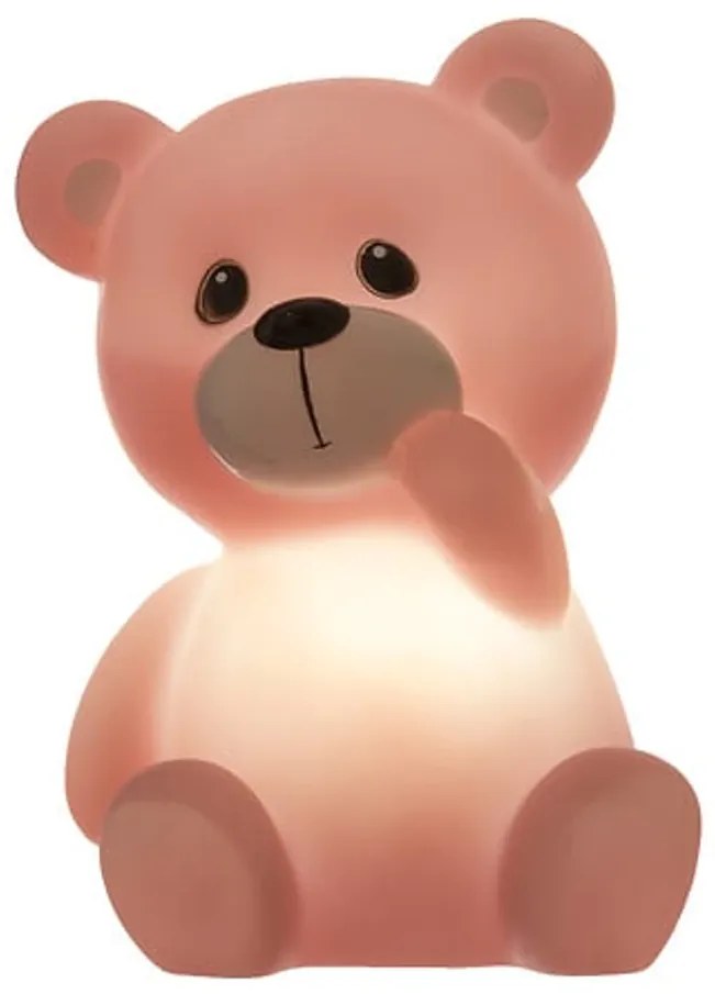 LED dziecięca lampka nocna TEDDY 10x13,5 cm - różne kolory Kolor: Biały