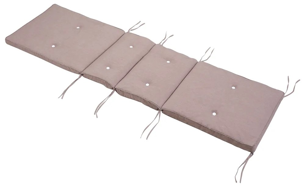 Mata na leżak TAMI SUN, 194x55x5cm, beżowy melanż Jurhan