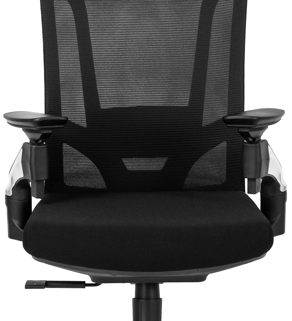 Fotel Biurowy Ergonomiczny Obrotowy WILLY Czarny Nowoczesny
