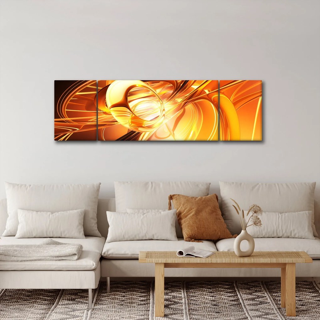 Obraz abstrakcji (170x50 cm)