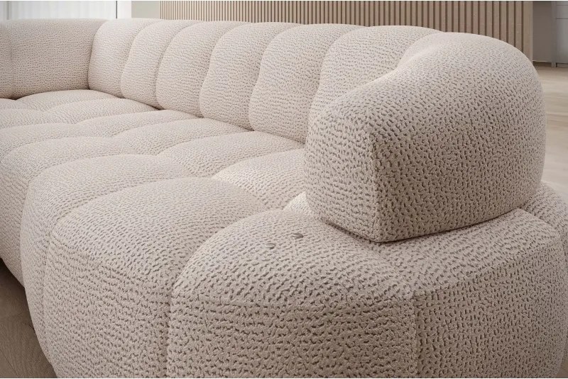 Narożnik VELPA L z elektryczną regulacją siedziska Lewostronny w tkaninie JAGUAR 02 WERSAL