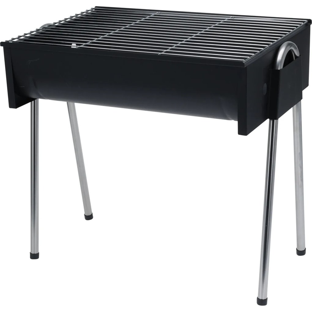 Prostokątny grill na wysokich nóżkach, 48 cm