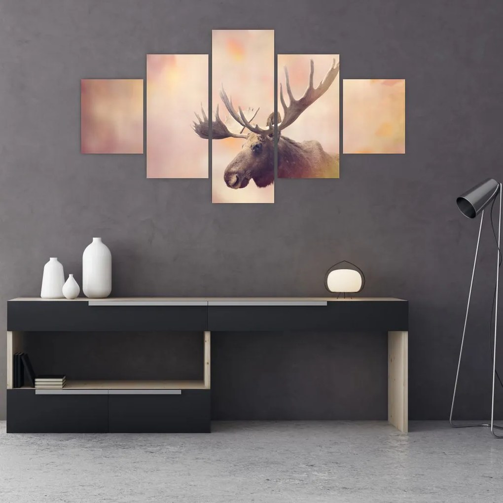 Obraz - Las w jesiennych liściach (125x70 cm)
