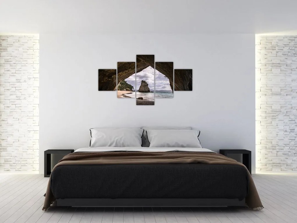 Obraz z jaskini, Nowa Zelandia (125x70 cm)