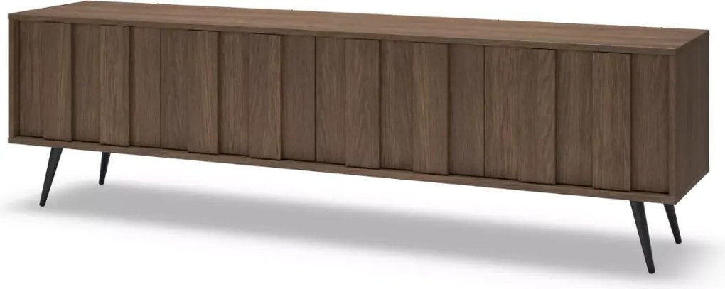 Szafka RTV Dunin 183 cm LED dąb Dunin elegancka nowoczesna szafka TV do salonu