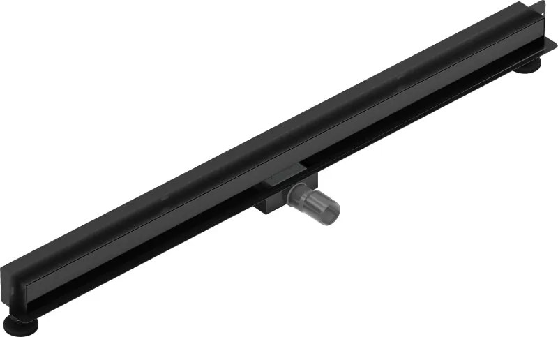 Mexen Flat Wall odpływ liniowy ścienny 2w1 110 cm, czarny - 1730110