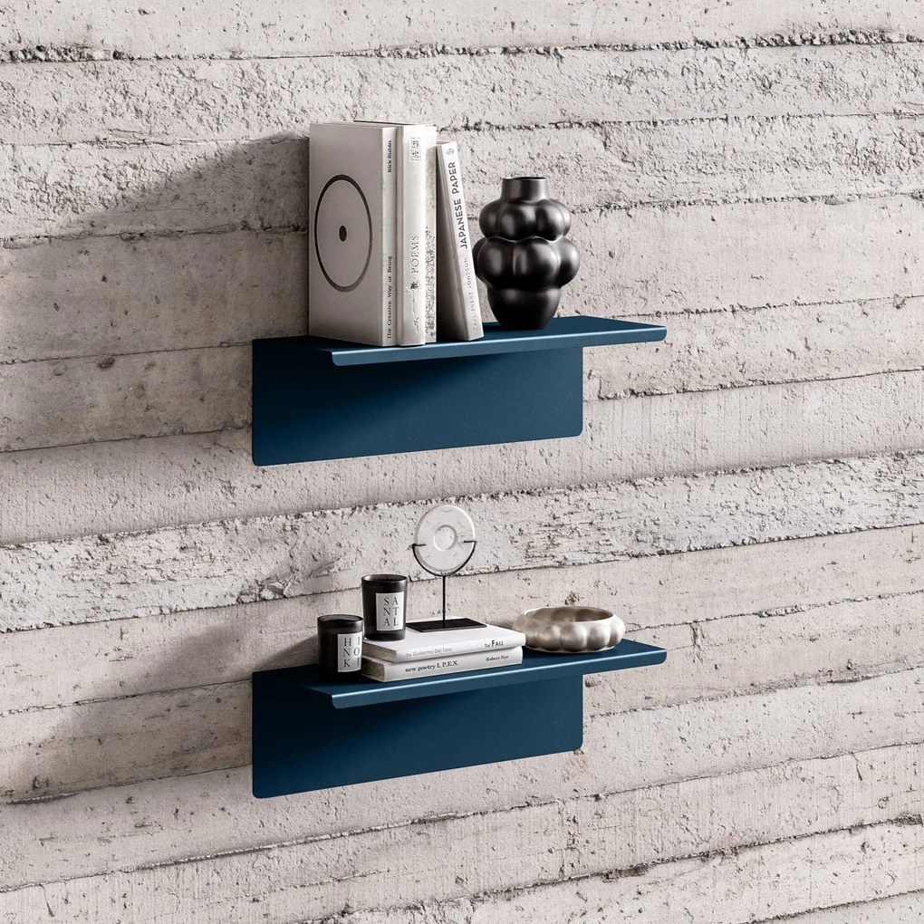 Półka wisząca JOANNE 400 mm, Modern: granatowa