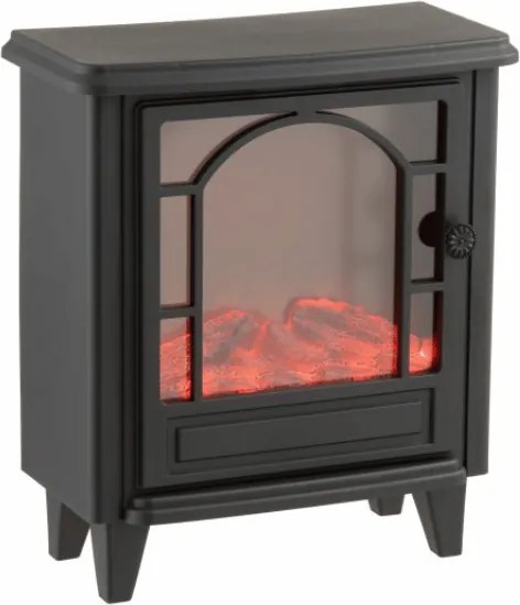 Dekoracja LED kominek COZY WARM 40x35 cm, czarny