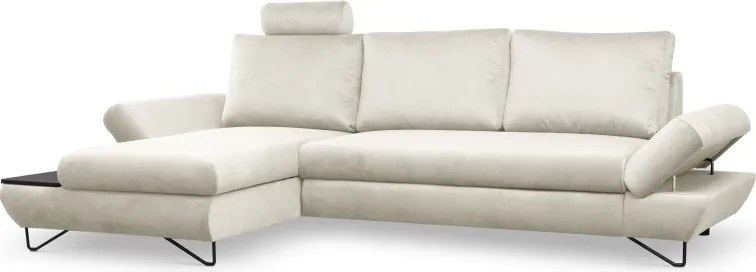 Narożnik LOFT z funkcją spania Regulowane zagłówki i podłokietniki Lewa strona Kronos 01