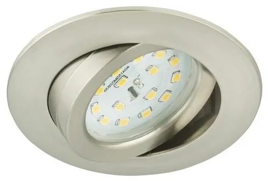 Briloner 8317-012 - LED ściemnialna oprawa wpuszczana do łazienki LED/5,5W/230V IP23 matowy chrom