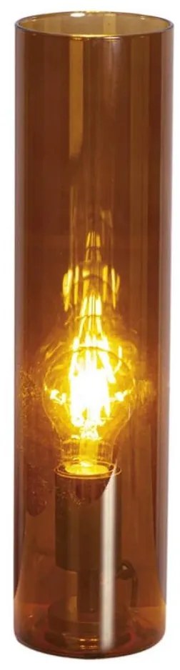 ByRydens 2820580-5512 - Lampa stołowa FLAKE 1xE27/5W/230V brązowa/dymiona