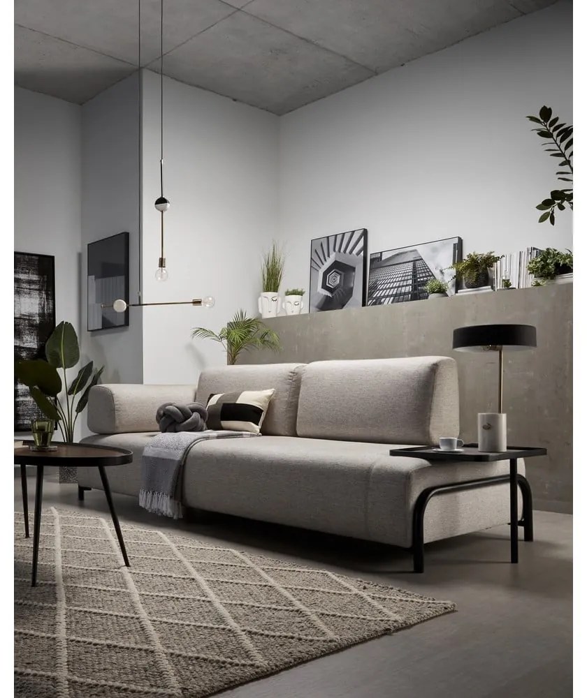 Beżowa sofa 3-osobowa Kave Home Compo