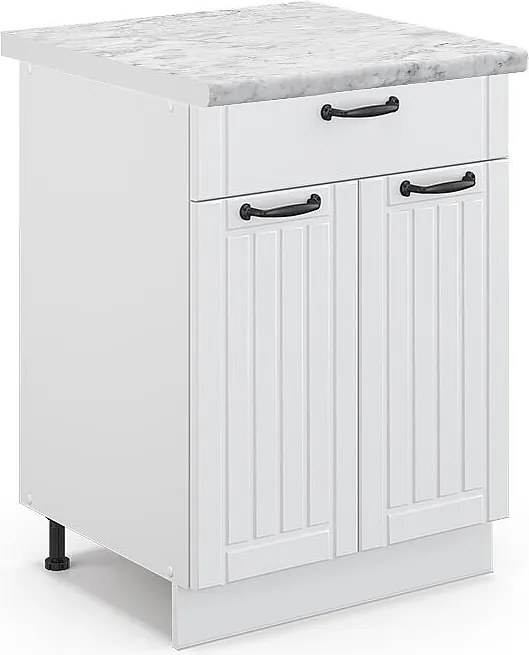 Szafka dolna do kuchni biały domek wiejski 60x60x82 fame-line