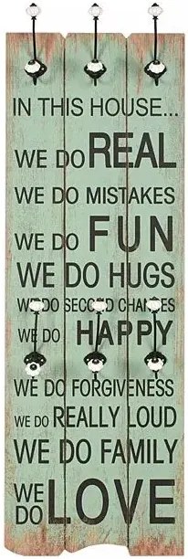 Wieszak ścienny z napisami M8-S19