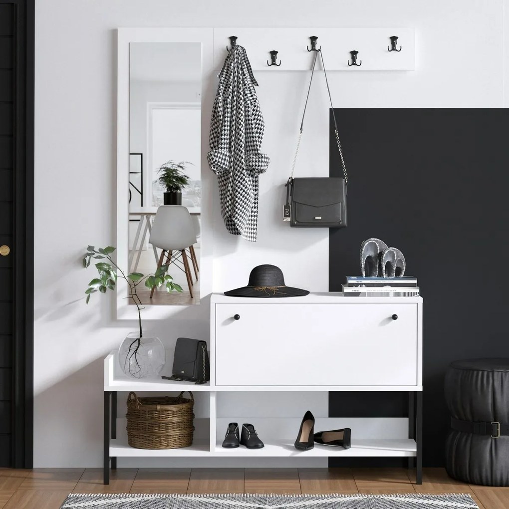Zestaw do przedpokoju Lopp Black and White