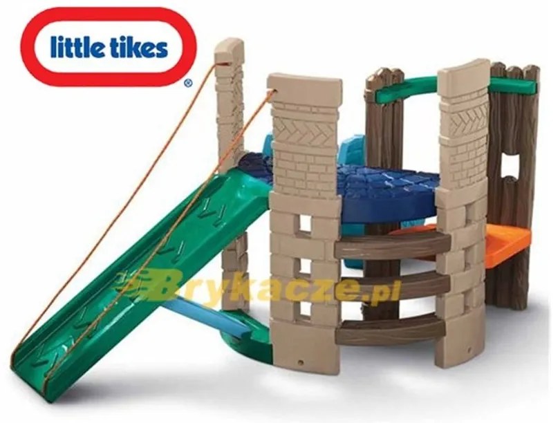 Little tikes przeplotnia plac zabaw zjeżdżalnia