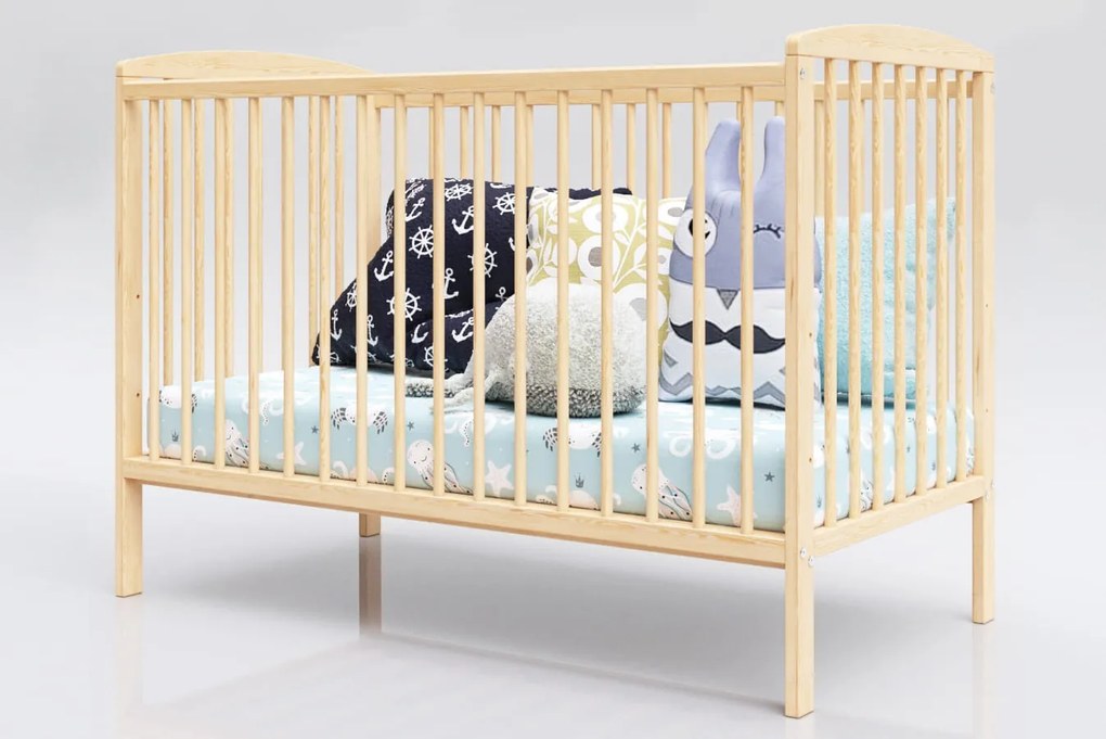 Łóżeczko Kacper sosna 120/60