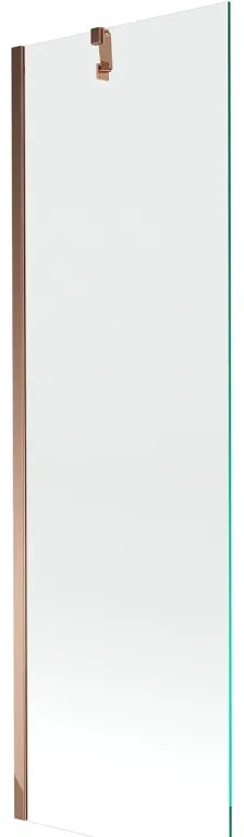 Mexen Next parawan nawannowy 1-skrzydłowy 60 x 150 cm, transparent, różowe złoto - 895-060-000-00-00-60