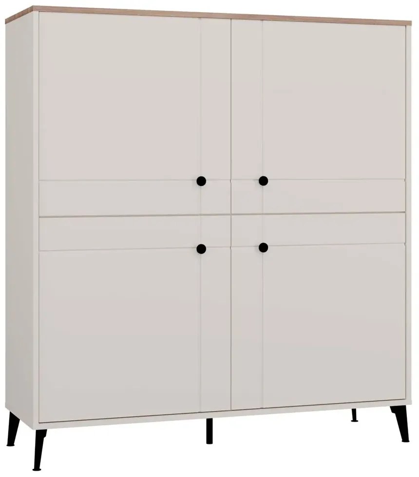 Duża komoda kaszmirowa na nóżkach K7-R13