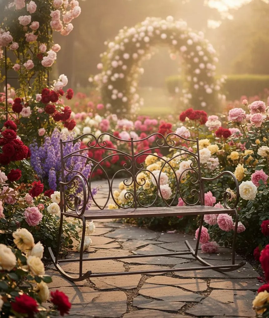 Bujana ławka ogrodowa T7-G39