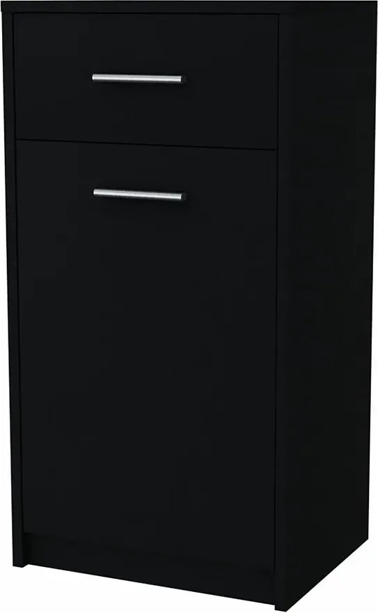 Wysoka komoda czarna S5-T79