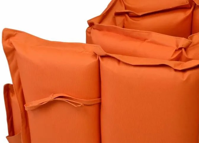 Wysokiej jakości poduszka na leżak pomarańczowa