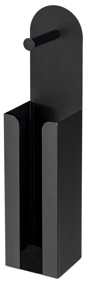 WENKO 26059100 - Uchwyt na rolki AGIRA 12x54 cm czarny