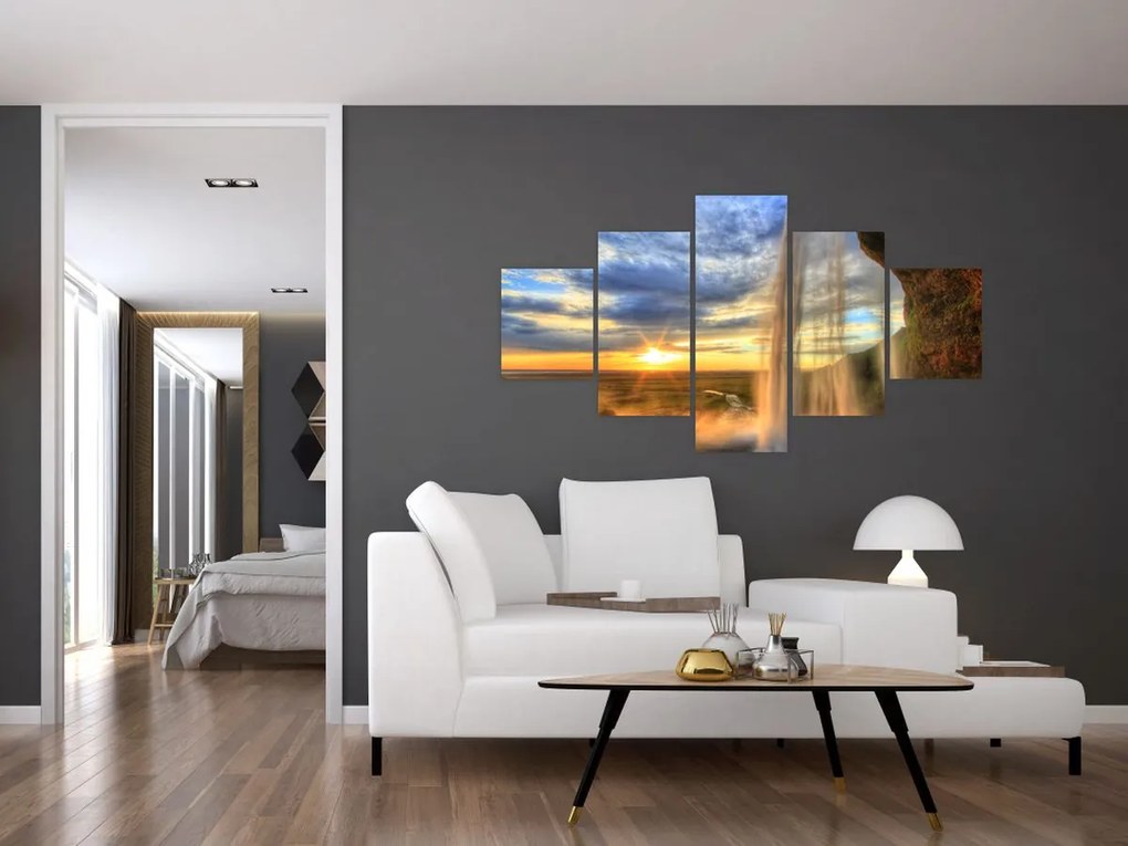 Obraz - Wodospad (125x70 cm)