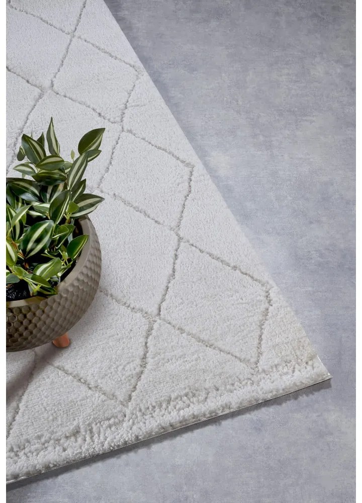Kremowy chodnik 80x240 cm Perrotin Cream White – Elle Decoration