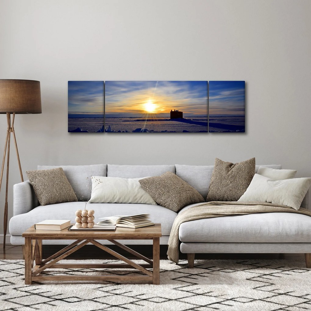 Obraz - krajobraz polarny (170x50 cm)
