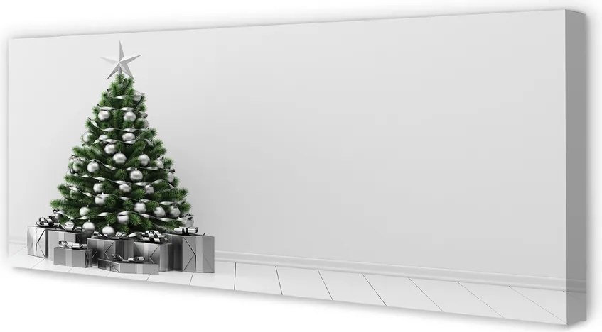 Duży obraz na płótnie Choinka i Prezenty