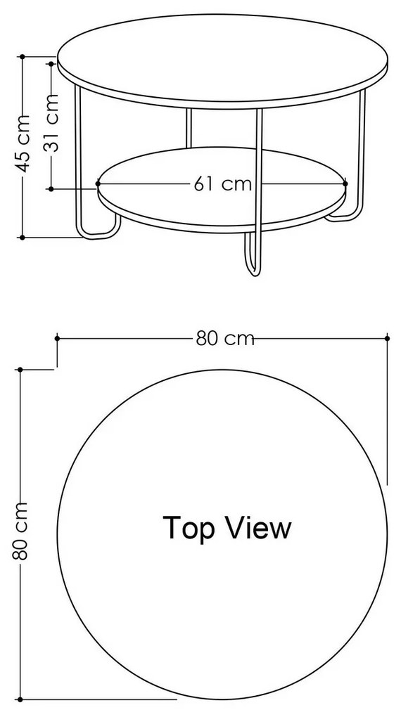 Stolik konferencyjny Corro White